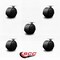 Service Caster 2'' Black Metal Hooded Twin Wheel Caster Nylon Wheels Top Plate, 5PK SCC-TP02S50D-NYS-FB-5 - alternate 3